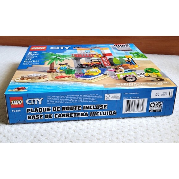 NIB LEGO® City Beach Lifeguard Station ATV 60328 includes Road Plate RETIRED - Picture 6 of 6